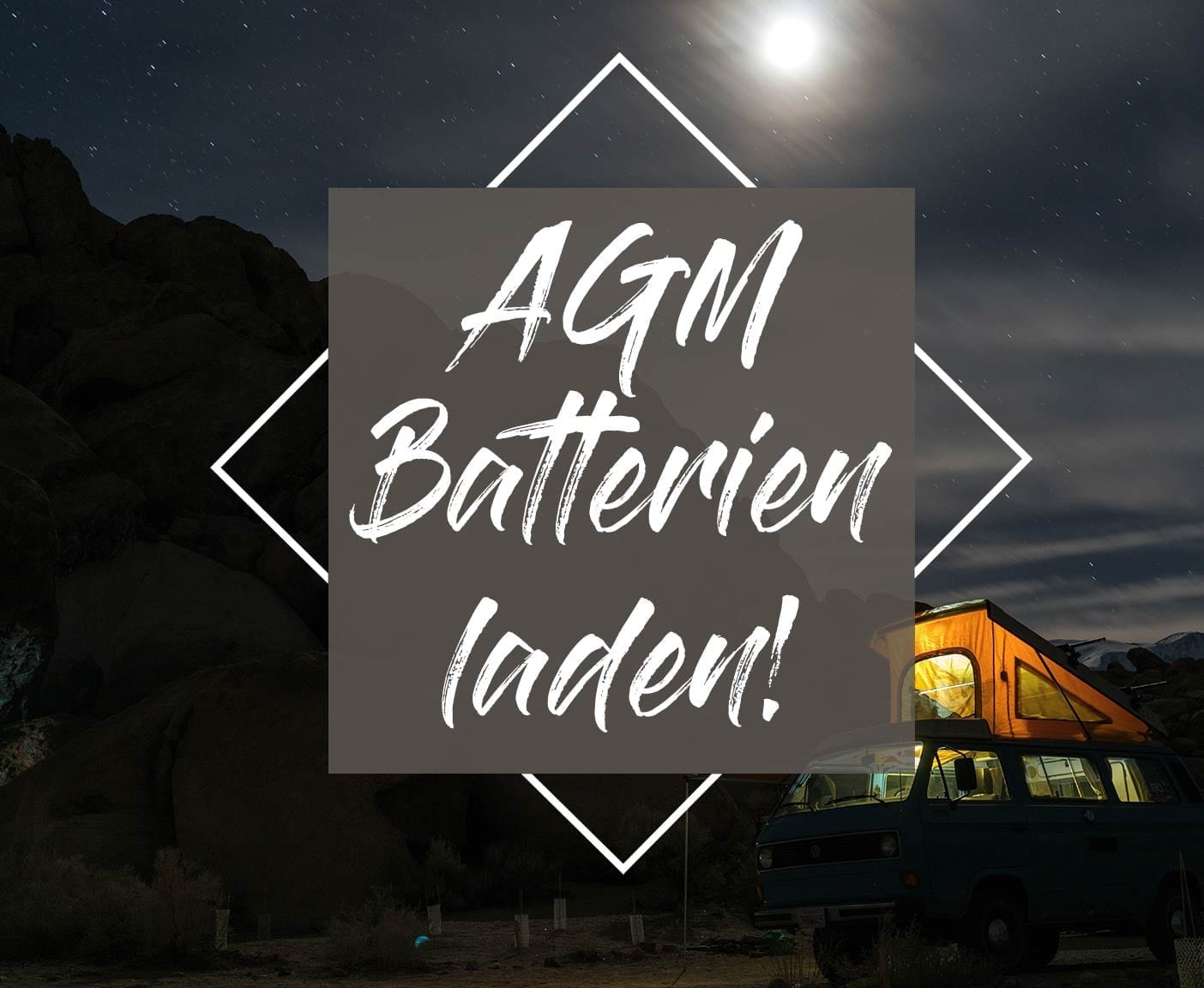 AGM Batterie laden - AGM-Akkus richtig wieder aufladen