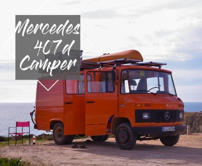 Mercedes-407d-camper-düdo-leergewicht-wohnmobil-strand-meer-freistehen